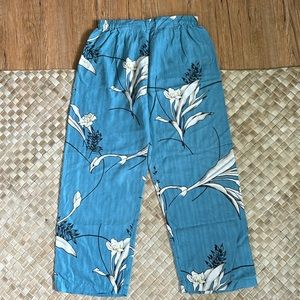 Hilo Hattie blue ginger pants